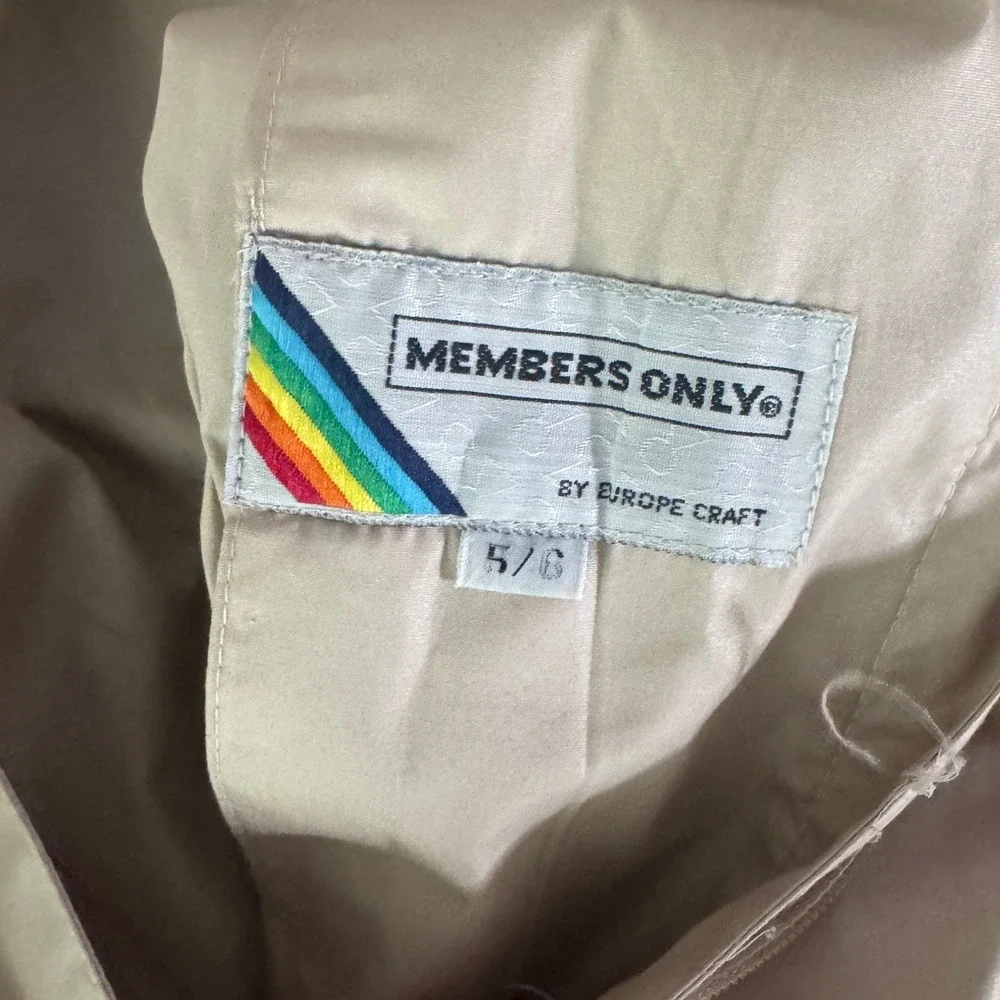 Members Only vintage members